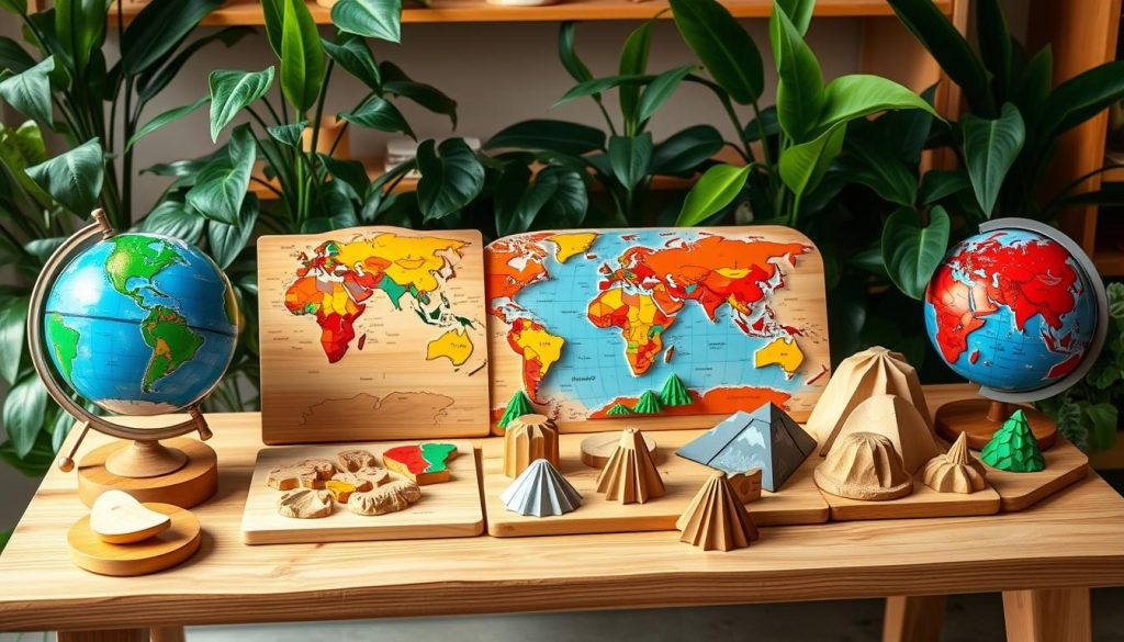 Montessori Geografie Material