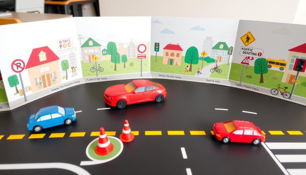 Montessori Material - Bildgeschichten zum Straßenverkehr