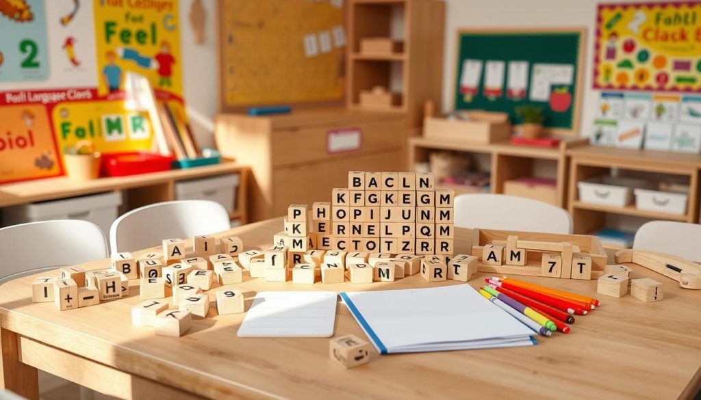 Montessori Material Sprachen lernen & Schreiben lernen