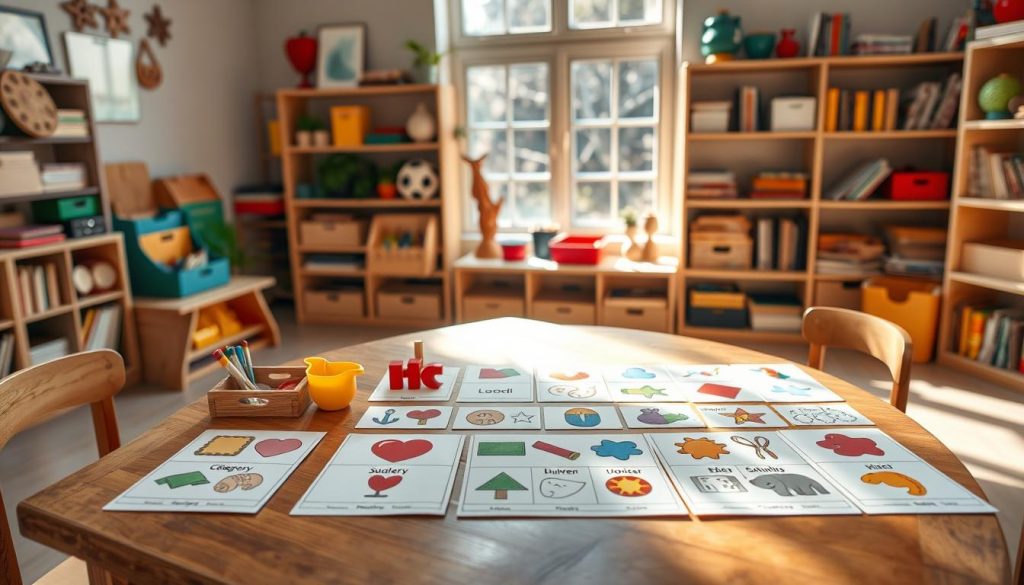 Montessori Material kaufen - Wortarten Schablone - Vorteile